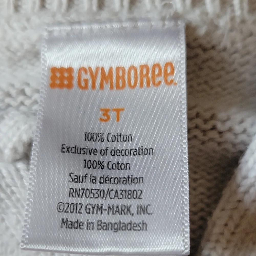 Gymboree CHERRY CUTE Embroidered Cardigan Sweater Sz 3T